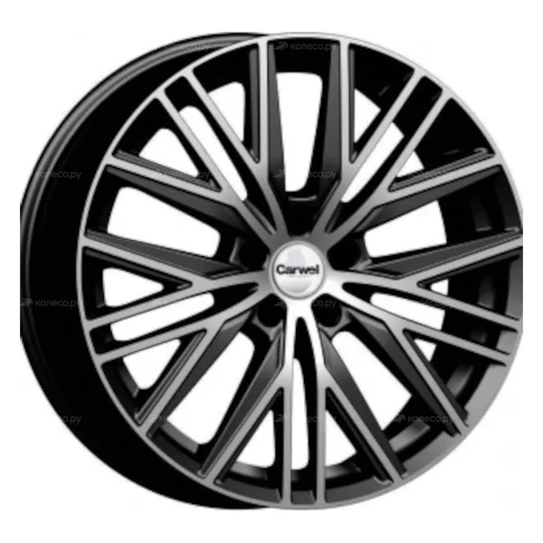 Carwel Ангара 235 8,5J×20 5×114.3 ET30 DIA 60,1 Чёрный с полировкой (AB)