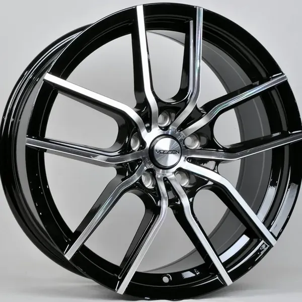 TS-5263 GBMF 8J×18 5×114.3 ET45 DIA 60,1 Чёрный с полированной лицевой частью