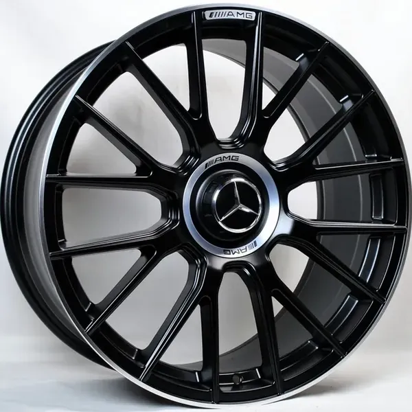 XN-1622 Matte BML 9,5J×20 5×112 ET38 DIA 66,45 Чёрный с фрезеровкой