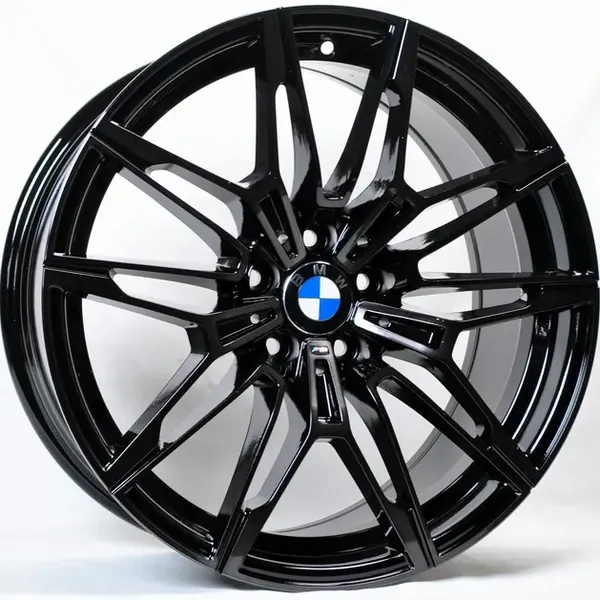 ZB-1677 BMF Dark Varnish 9J×19 5×112 ET37 DIA 66,45 Чёрный с полированной лицевой частью