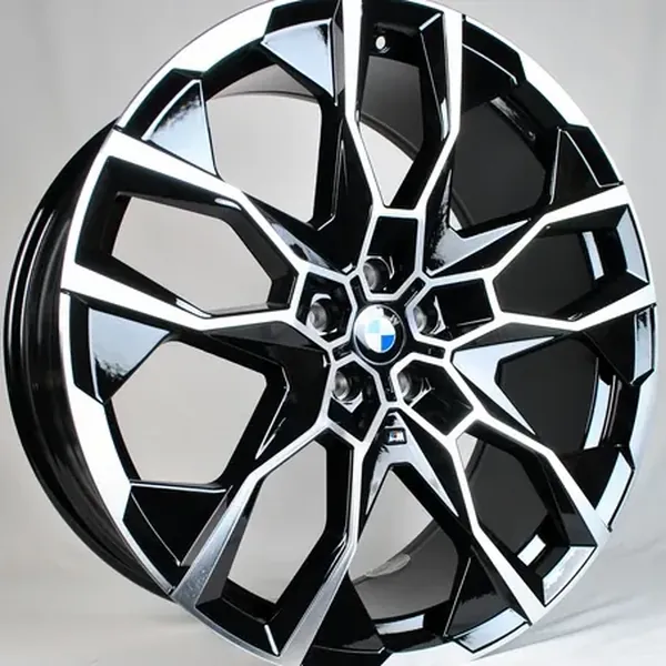 TS-5592 BMF 10,5J×21 5×112 ET40 DIA 66,5 Чёрный с полированной лицевой частью