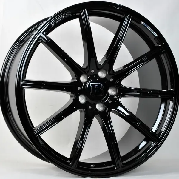 XN-1037 BLACK 9,5J×20 5×112 ET39 DIA 66,45 Чёрный