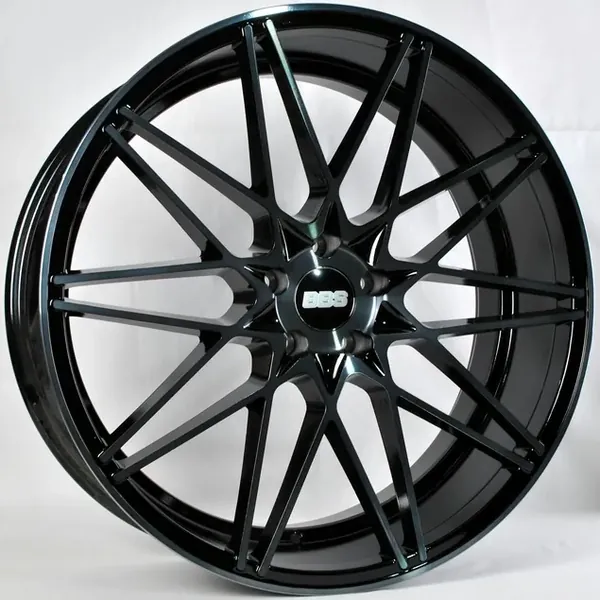 TS-734 BMF BV 9J×22 5×114.3 ET35 DIA 73 Чёрный с полированной лицевой частью