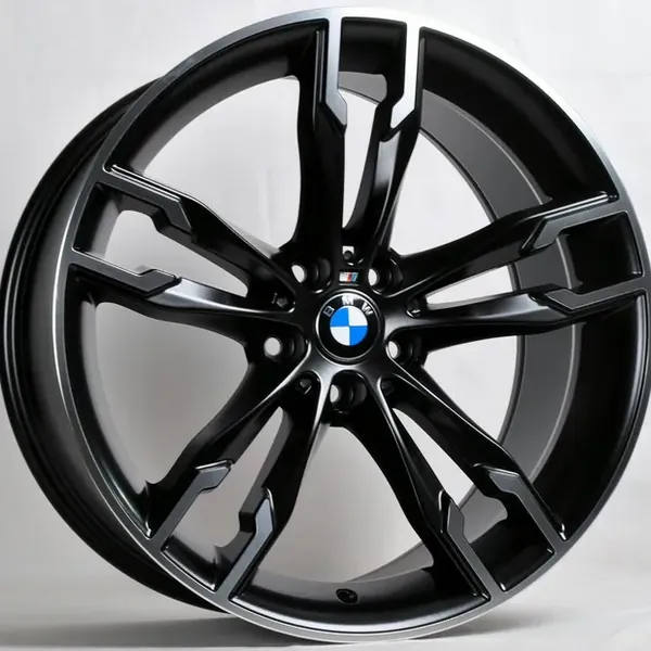 ZB-1257 Matte BMF 8,5J×19 5×112 ET25 DIA 66,45 Чёрный с полированной лицевой частью