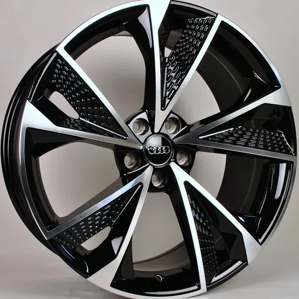 TS-5456 BMF 9J×21 5×112 ET35 DIA 66,45 Чёрный с полированной лицевой частью