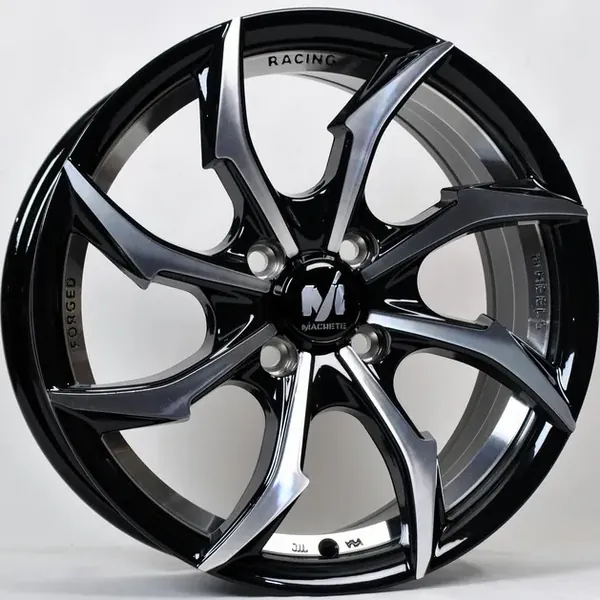 ANZ-8066 BMF inner rim 6,5J×15 4×100 ET35 DIA 67 Чёрный с полированной лицевой частью