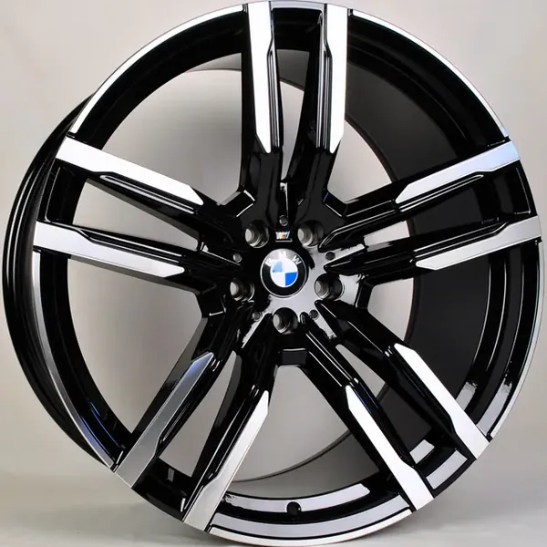 TS-5511 BMF 10J×20 5×120 ET40 DIA 74 Чёрный с полированной лицевой частью