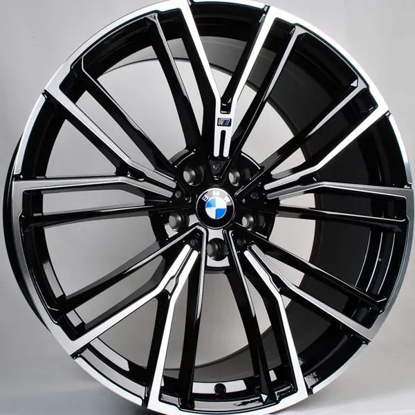 TS-5537 BMF 10,5J×22 5×112 ET40 DIA 66,45 Чёрный с полированной лицевой частью