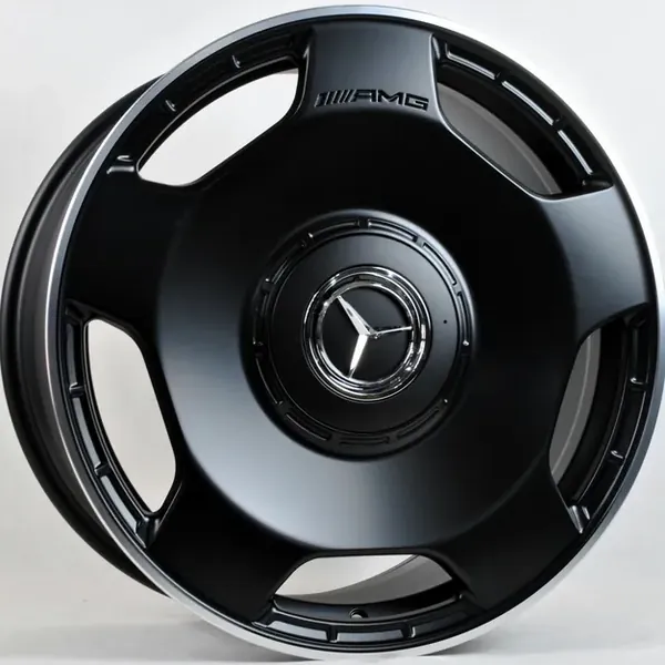 XN-5133 Matt BML 10J×22 5×112 ET50 DIA 66,45 Чёрный с фрезеровкой