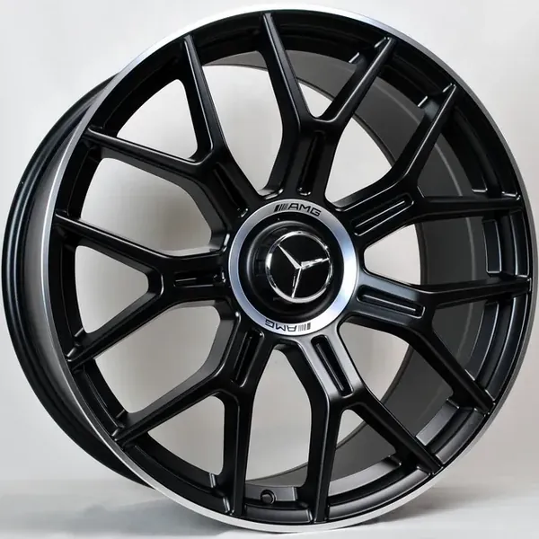 XN-5109 Matte BML 8,5J×20 5×112 ET38 DIA 66,45 Чёрный с фрезеровкой