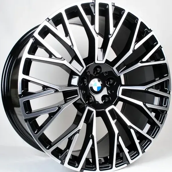 PW-1111 BMF 10,5J×21 5×112 ET40 DIA 66,45 Чёрный с полированной лицевой частью