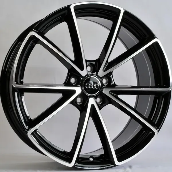 TS-5416 BMF 8,5J×19 5×112 ET40 DIA 66,5 Чёрный с полированной лицевой частью