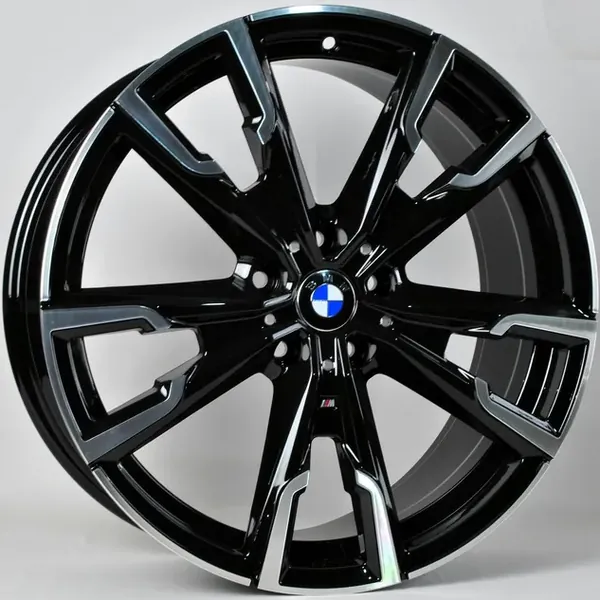 TS-5710 BMF 8J×19 5×112 ET46 DIA 66,6 Чёрный с полированной лицевой частью