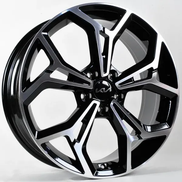 TS-5690 BMF 6,5J×16 5×114.3 ET40 DIA 67 Чёрный с полированной лицевой частью