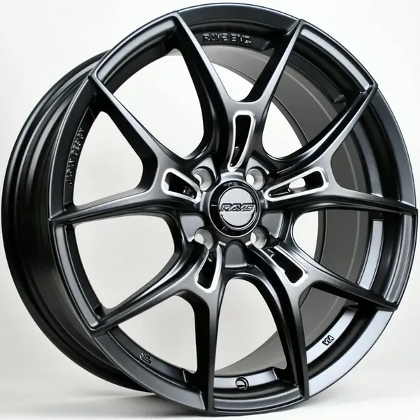 ANZ-0550 Matte B Milling 8,5J×19 5×114.3 ET35 DIA 73 Чёрный с фрезеровкой