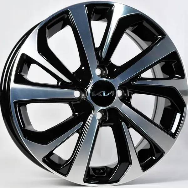 TS-5429 BMF 6,5J×16 4×100 ET40 DIA 54 Чёрный с полированной лицевой частью