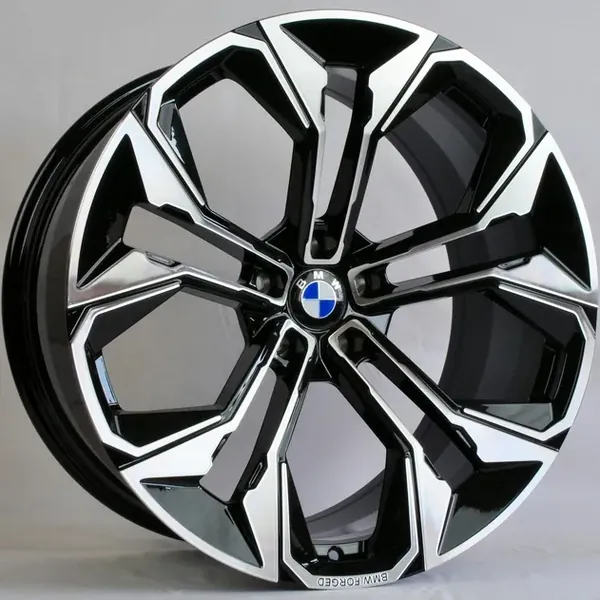 TS-1139 BMF 10J×22 5×120 ET30 DIA 72,45 Чёрный с полированной лицевой частью