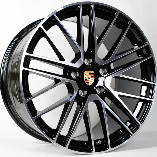 TS-0375 BMF PORSCHE PANAMERA 11,5J×21 5×130 ET69 DIA 71,5 Чёрный с полированной лицевой частью